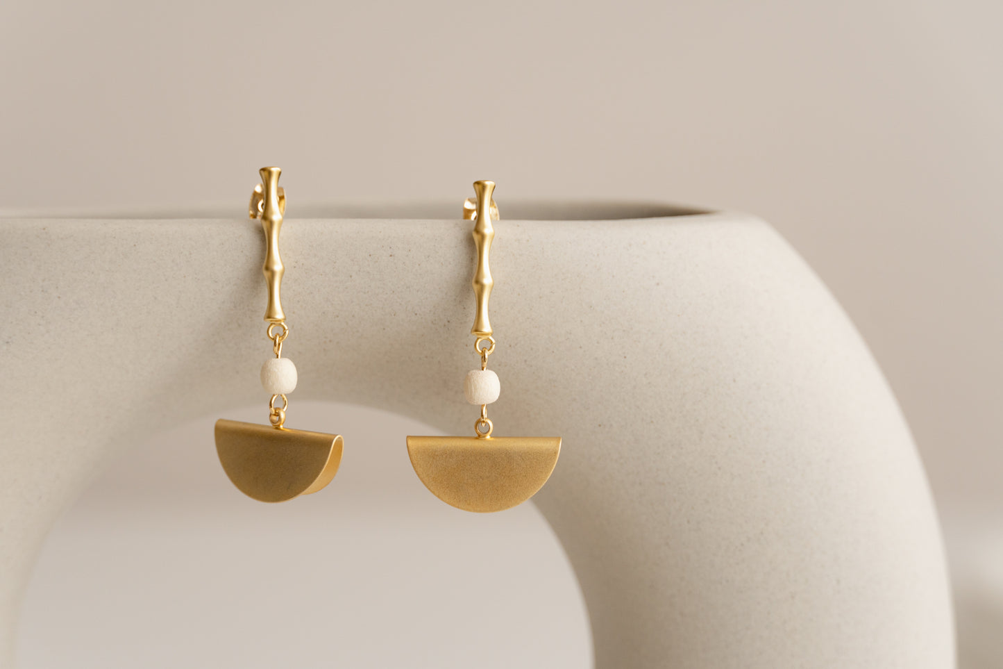 Golden Dangle Earrings