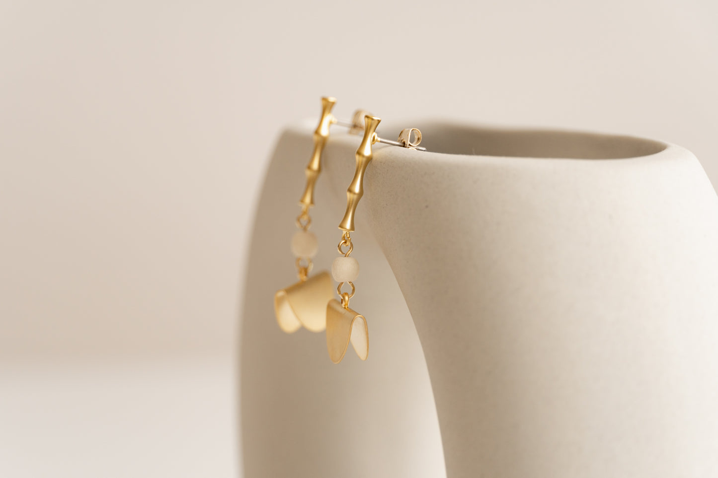 Golden Dangle Earrings