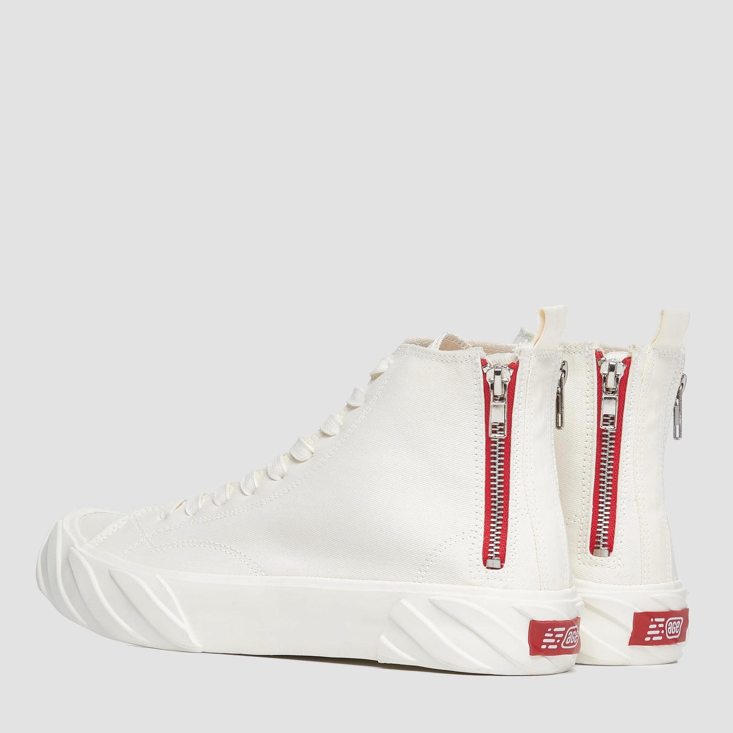High Top Canvas_White & Red