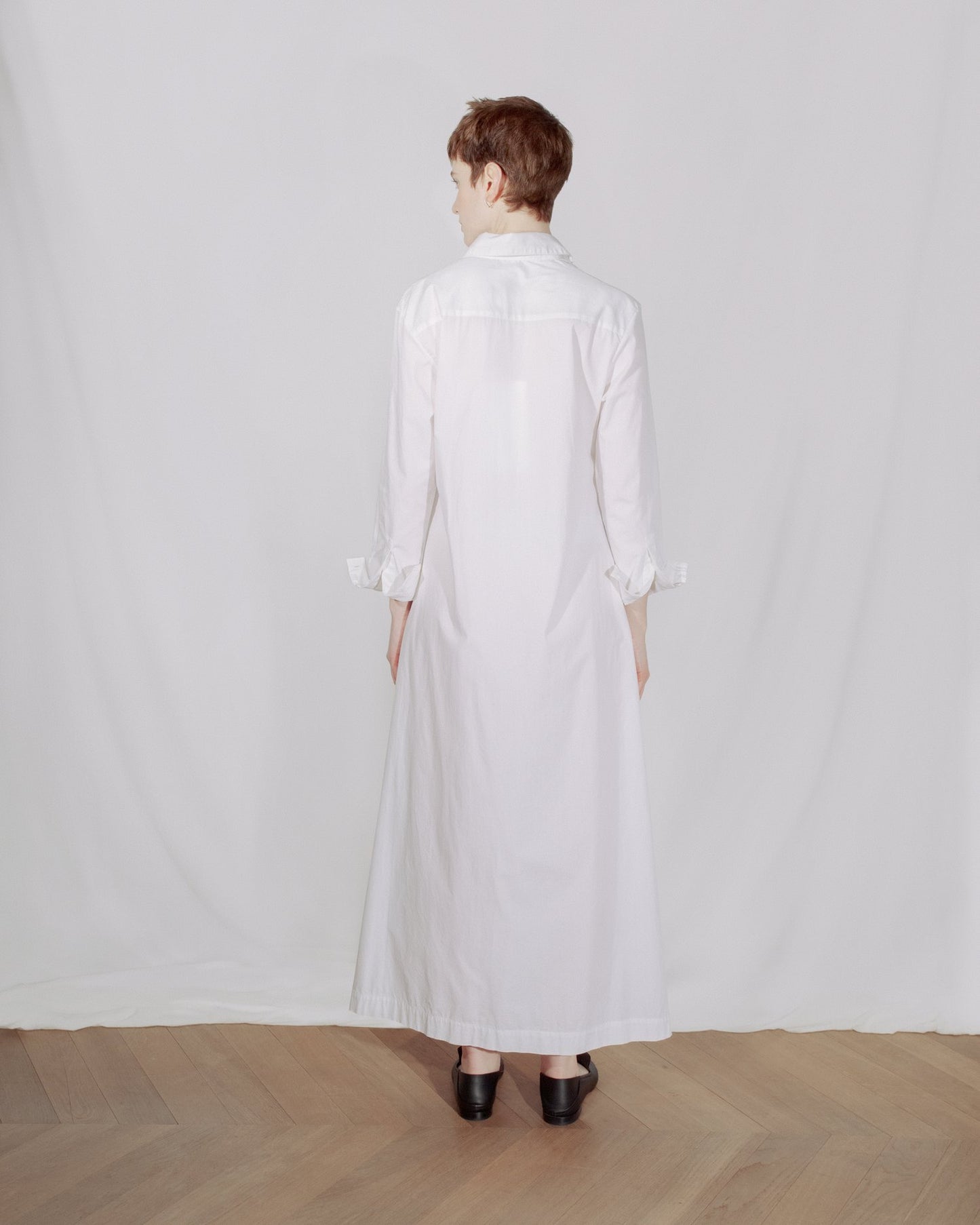 Shirt dress white