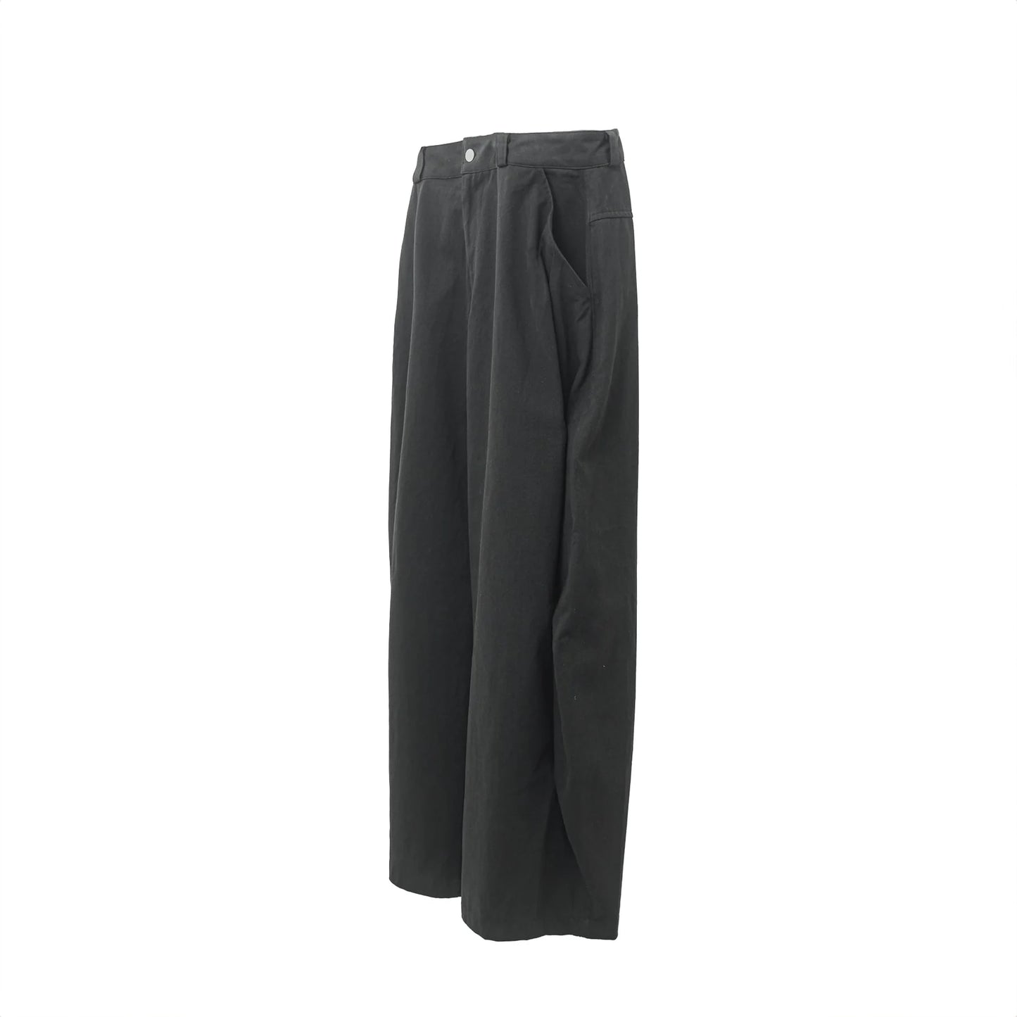 Magnetic Curved Pants Black