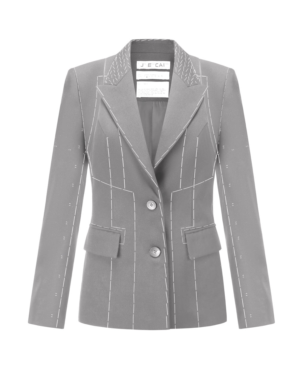 Detachable stitch printed jacket