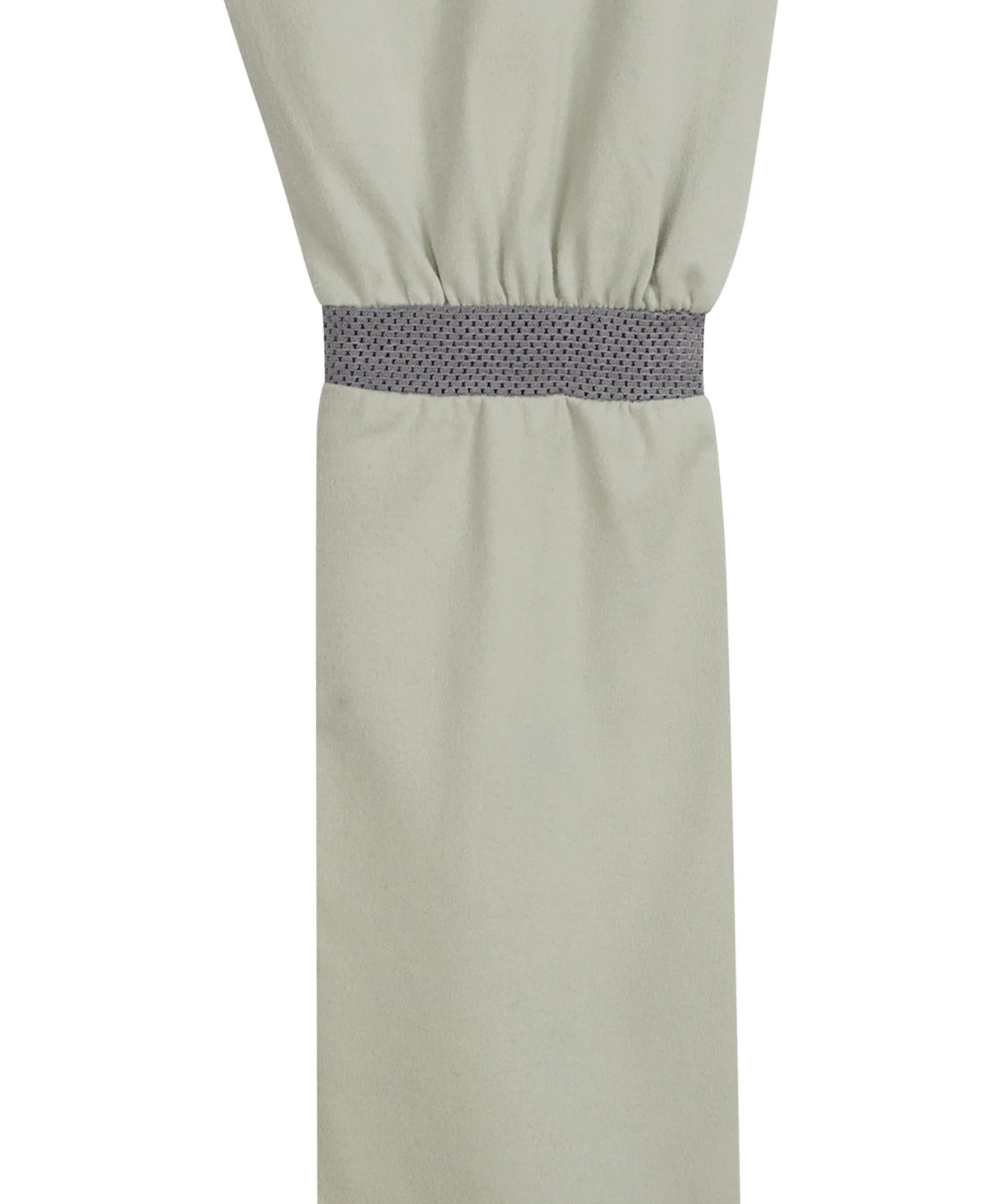 MESH BAND PUFF SLEEVE - MINT GREY
