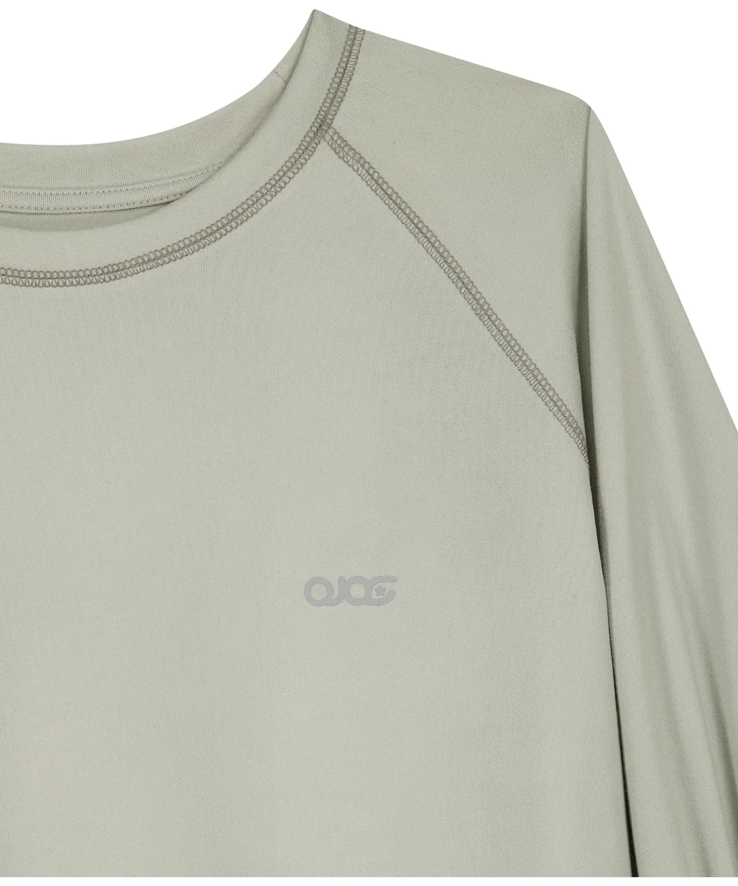 MESH BAND PUFF SLEEVE - MINT GREY