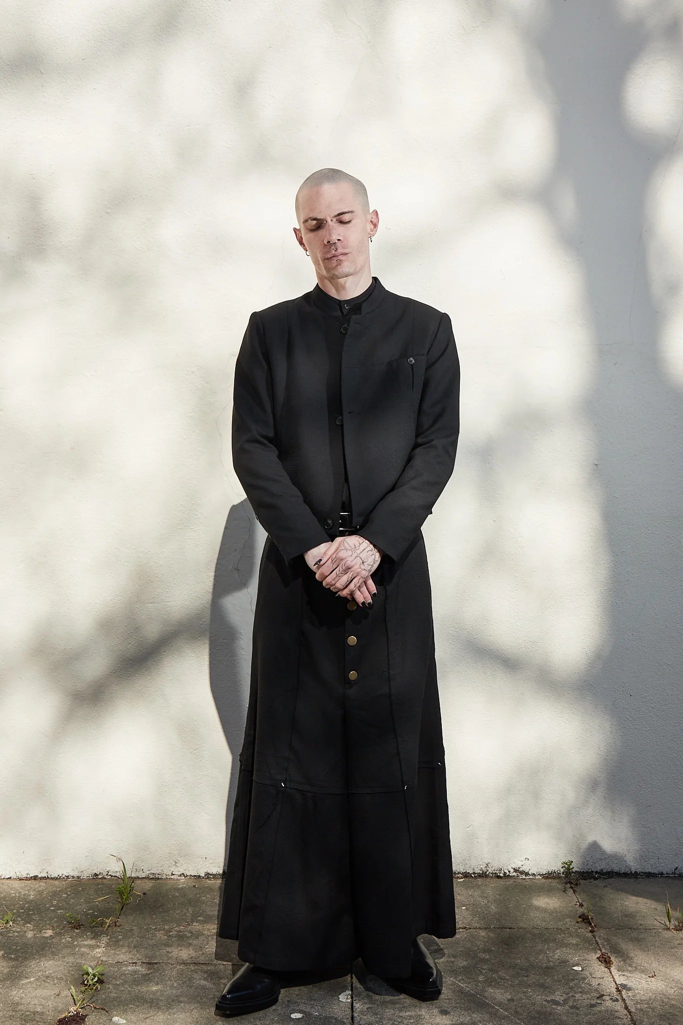 Flat edge tailored jacket