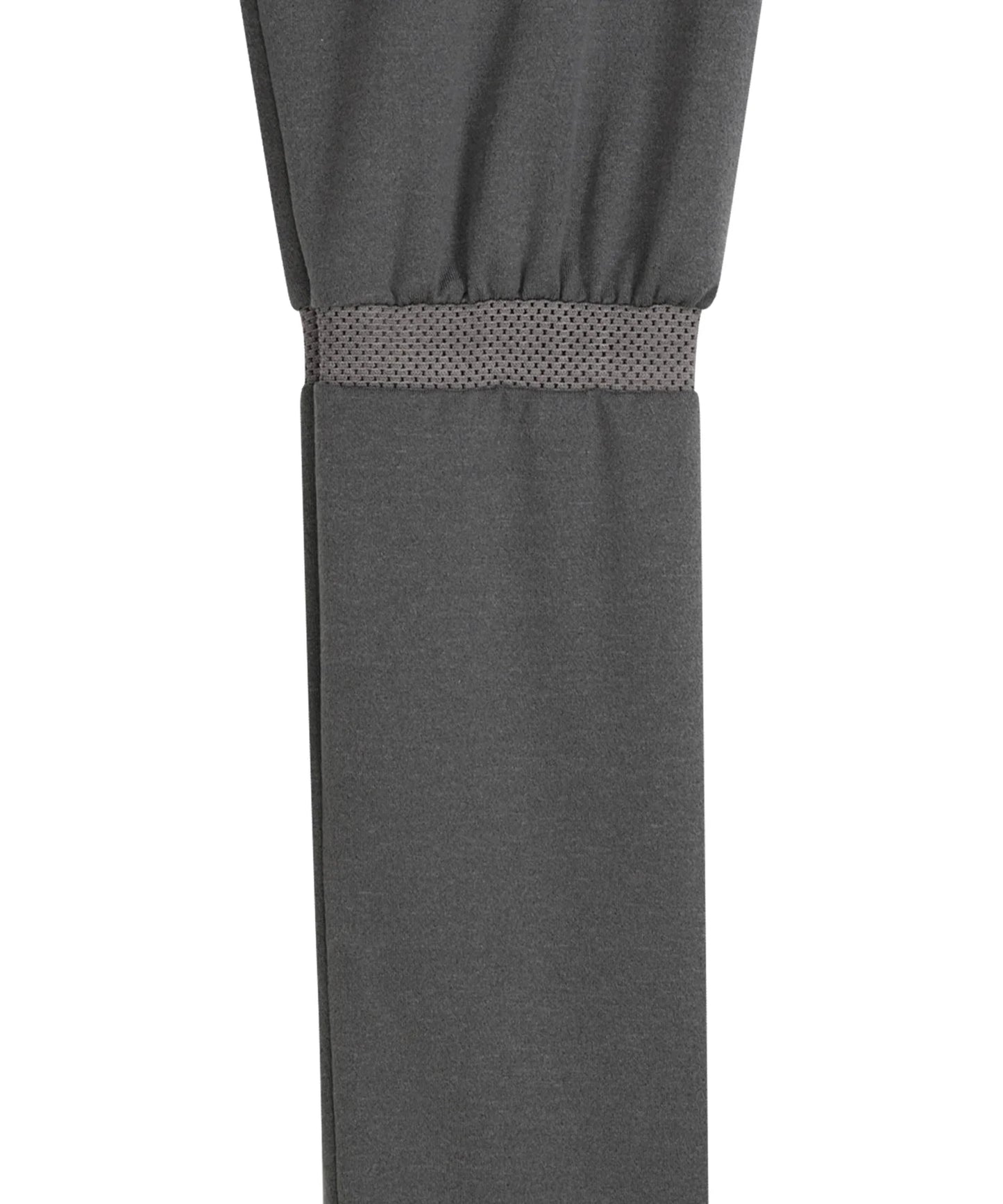MESH BAND PUFF SLEEVE - CHARCOAL
