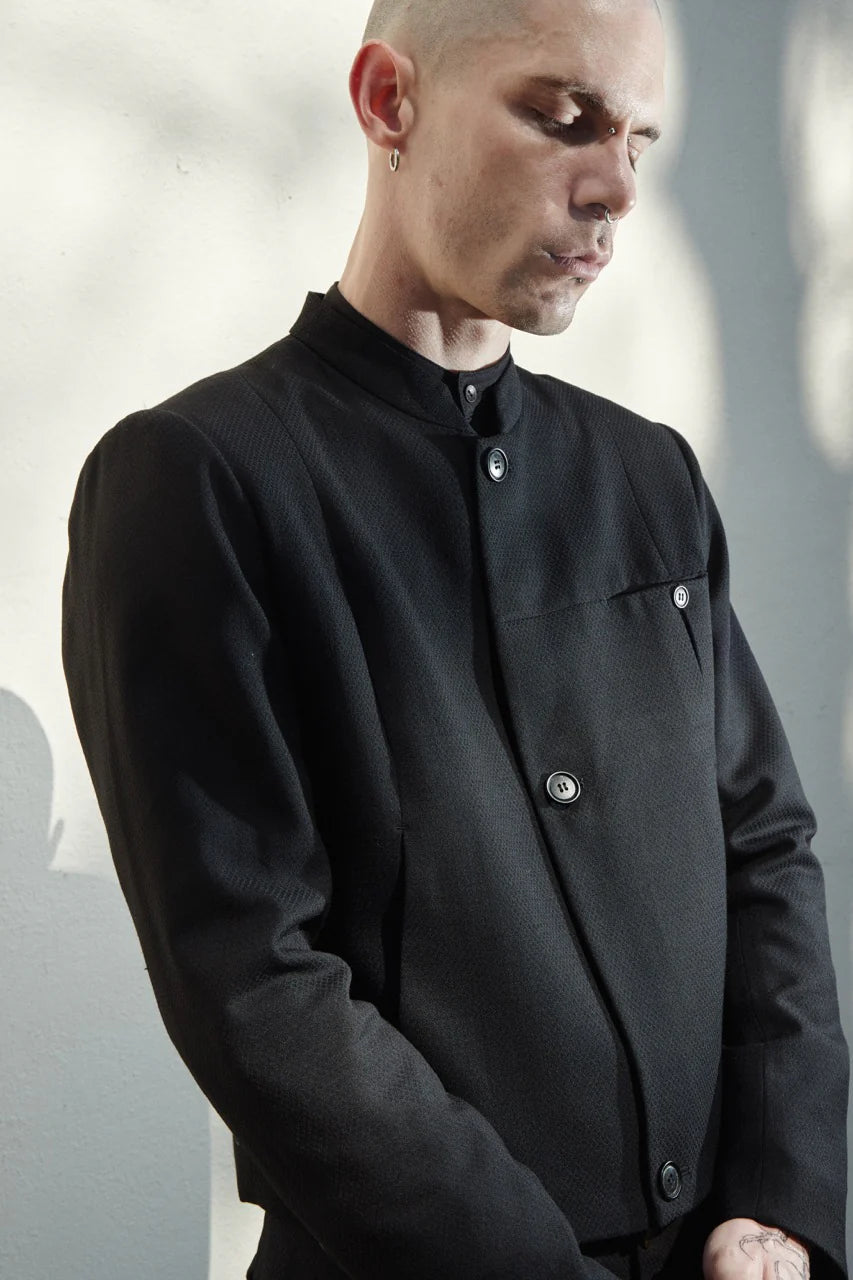 Flat edge tailored jacket