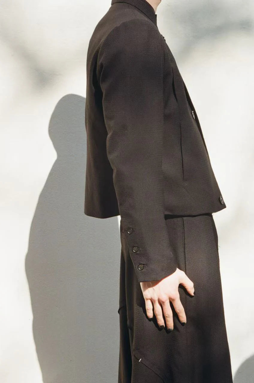 Flat edge tailored jacket