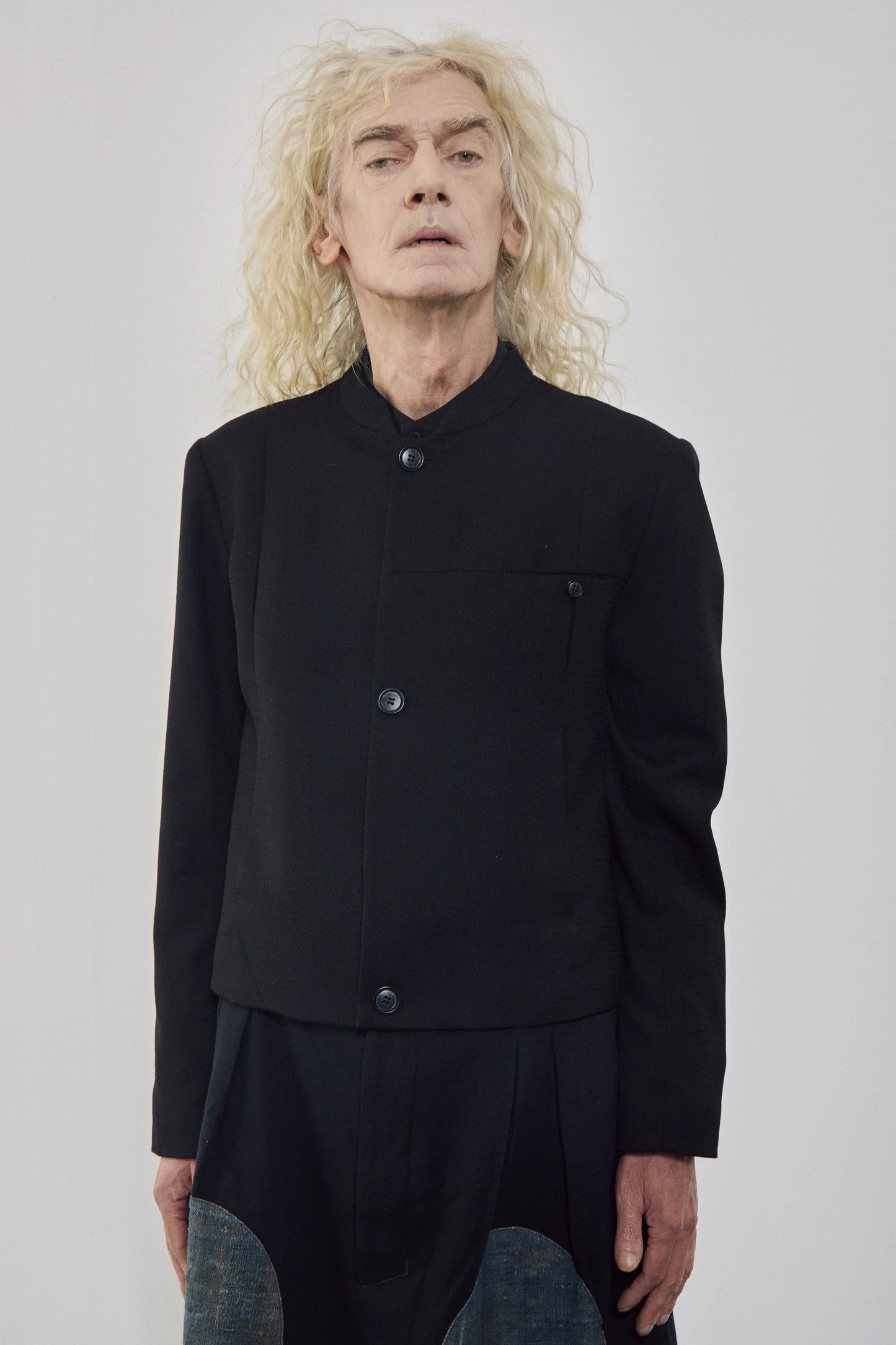 Flat edge tailored jacket