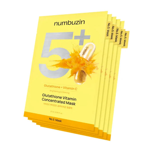 NUMBUZIN No.5+ Glutathione Vitamin Concentrated Mask 5ea