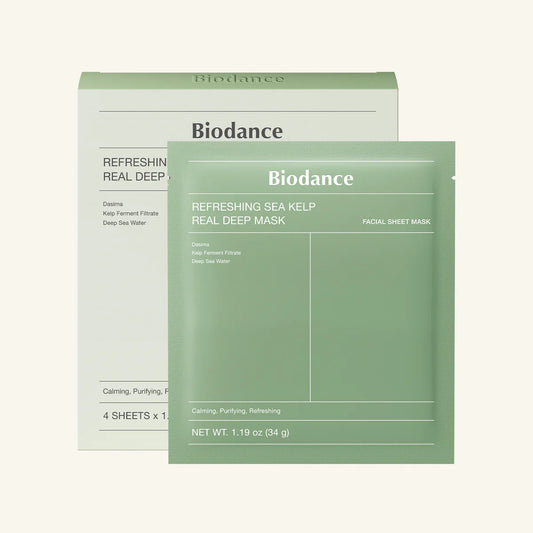 BIODANCE Refreshing Sea Kelp Real Deep Mask 1Box (4ea x 34g)