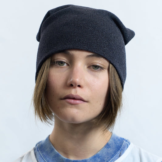 Double Dart Beanie Charcoal