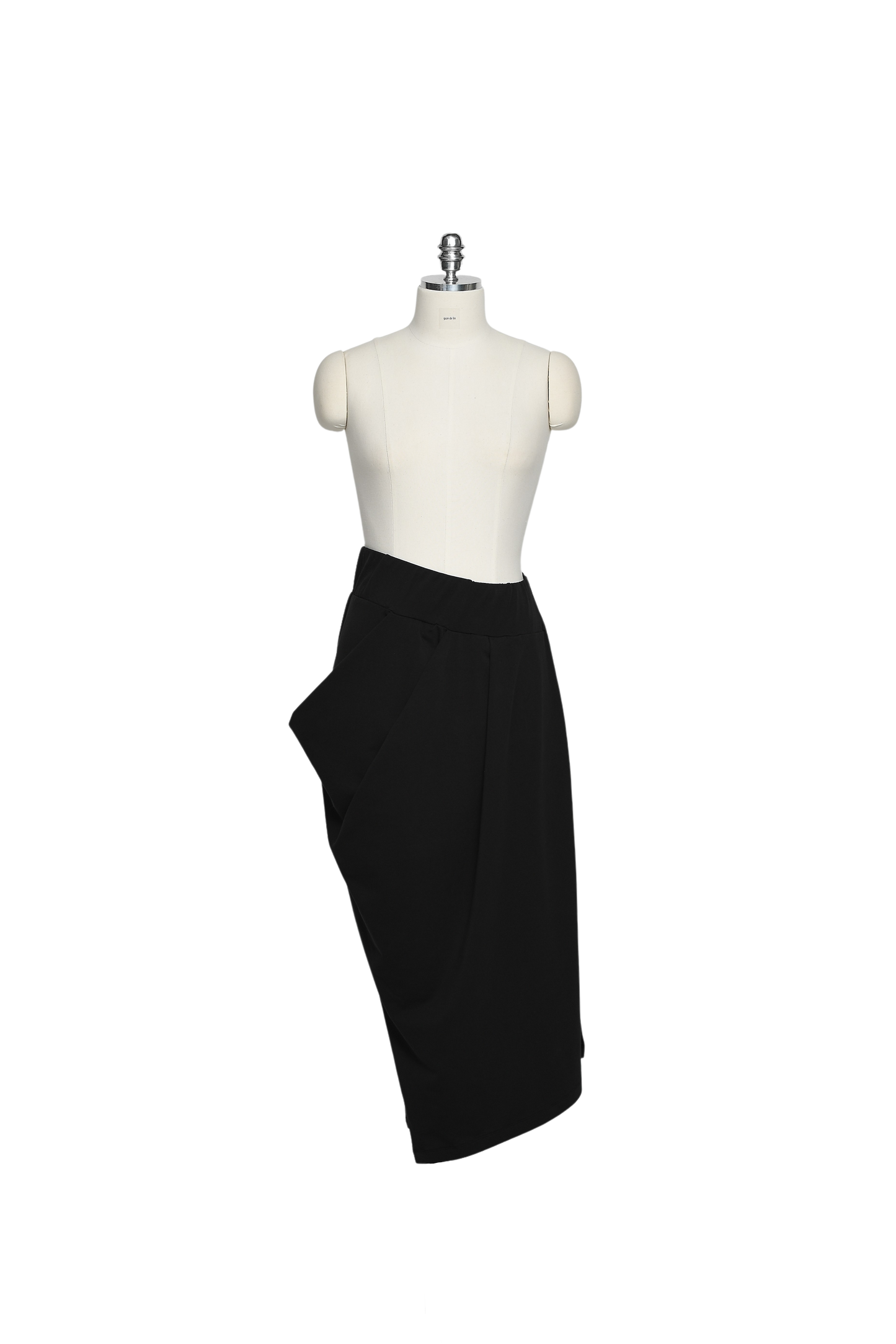 Recycled one pocket skirt black