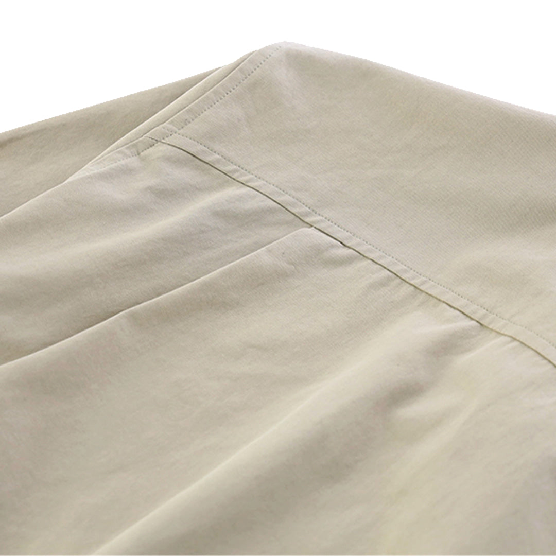 Wind collar zip shirts_ver balance (sand beige)