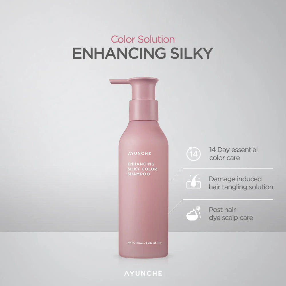AYUNCHE Enhancing Silky Color Shampoo 350g