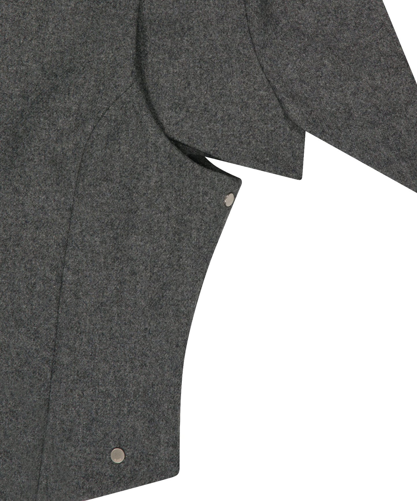 LAYERED BOLERO WOOL JACKET - GREY