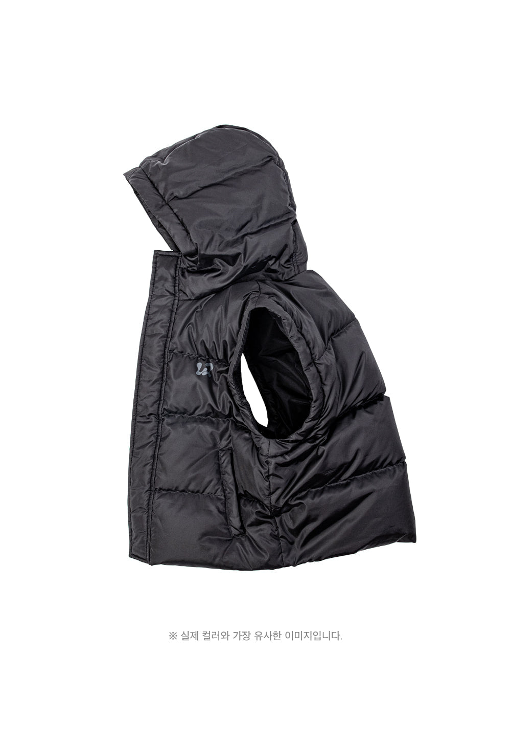 Cloud short padding vest black