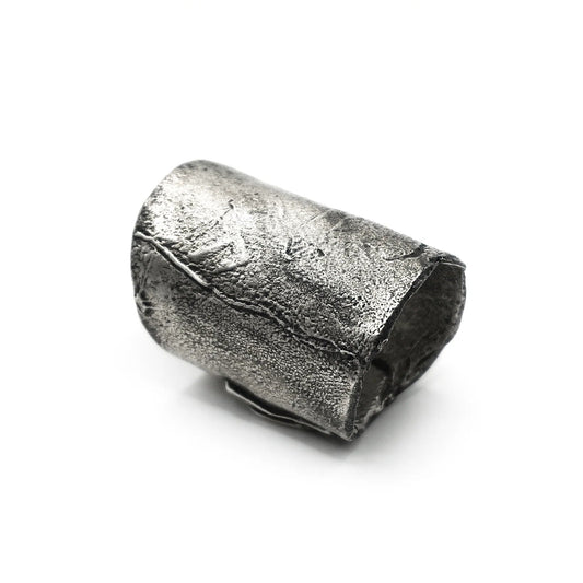 Leather wrap stitch ring