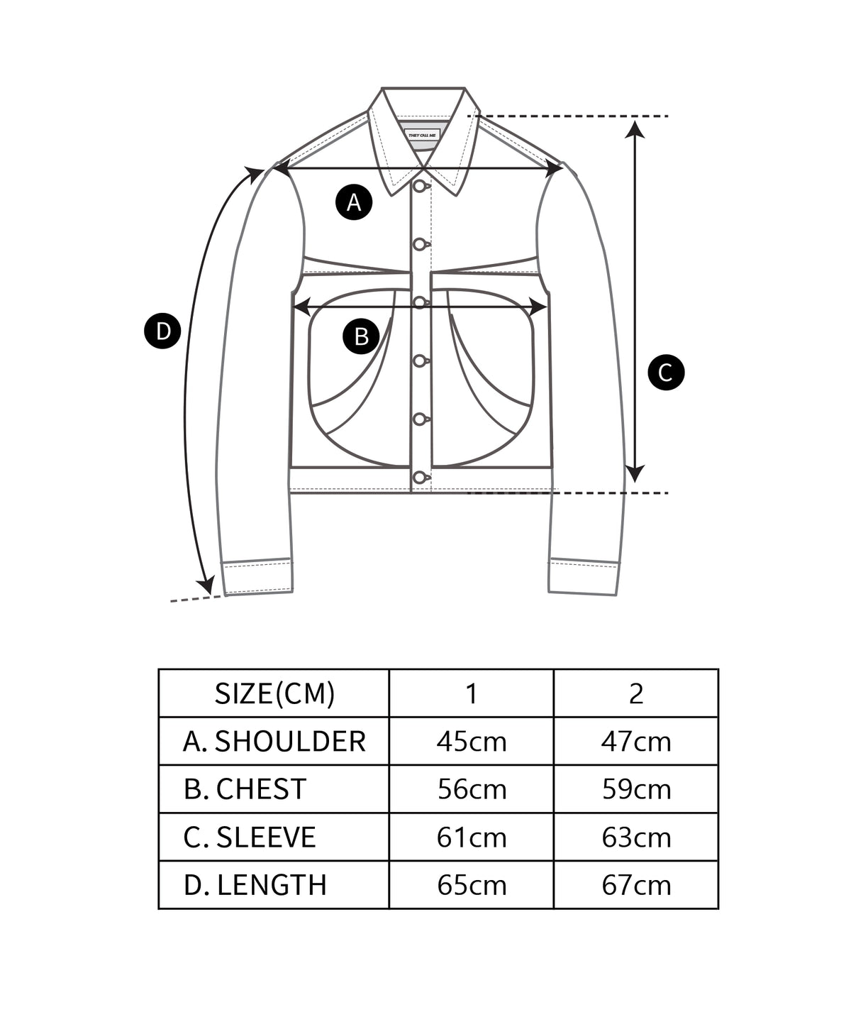 Arc jacket slate blue