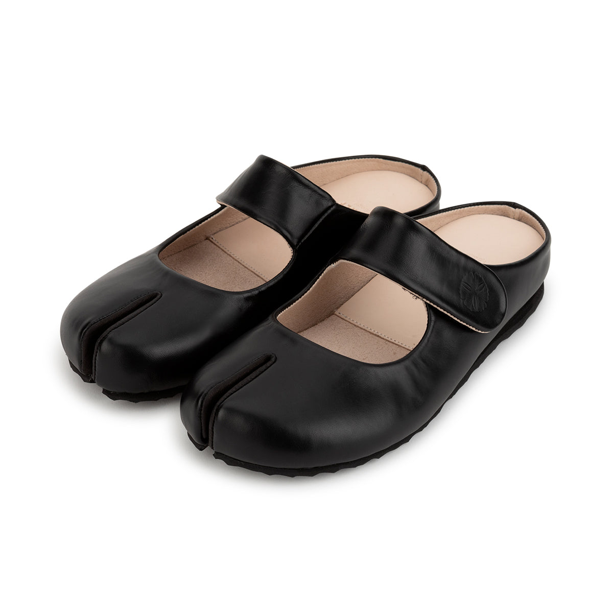 Harui black mary jane tabi flats