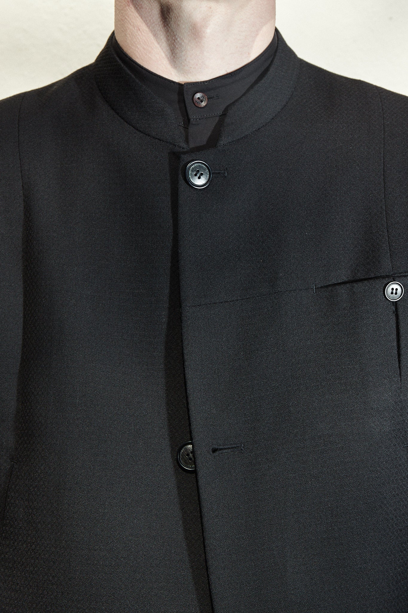 Flat edge tailored jacket