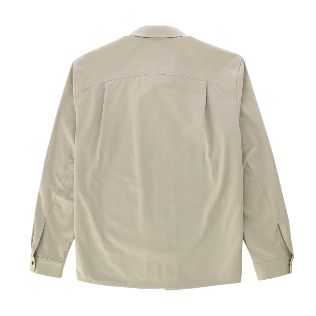 Wind collar zip shirts_ver balance (sand beige)