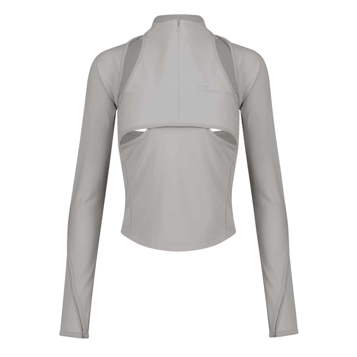 Detachable Bolero Halter T Warm Grey
