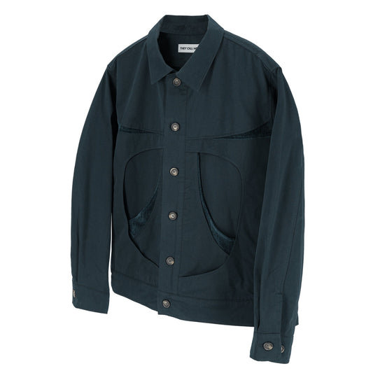 Arc jacket slate blue
