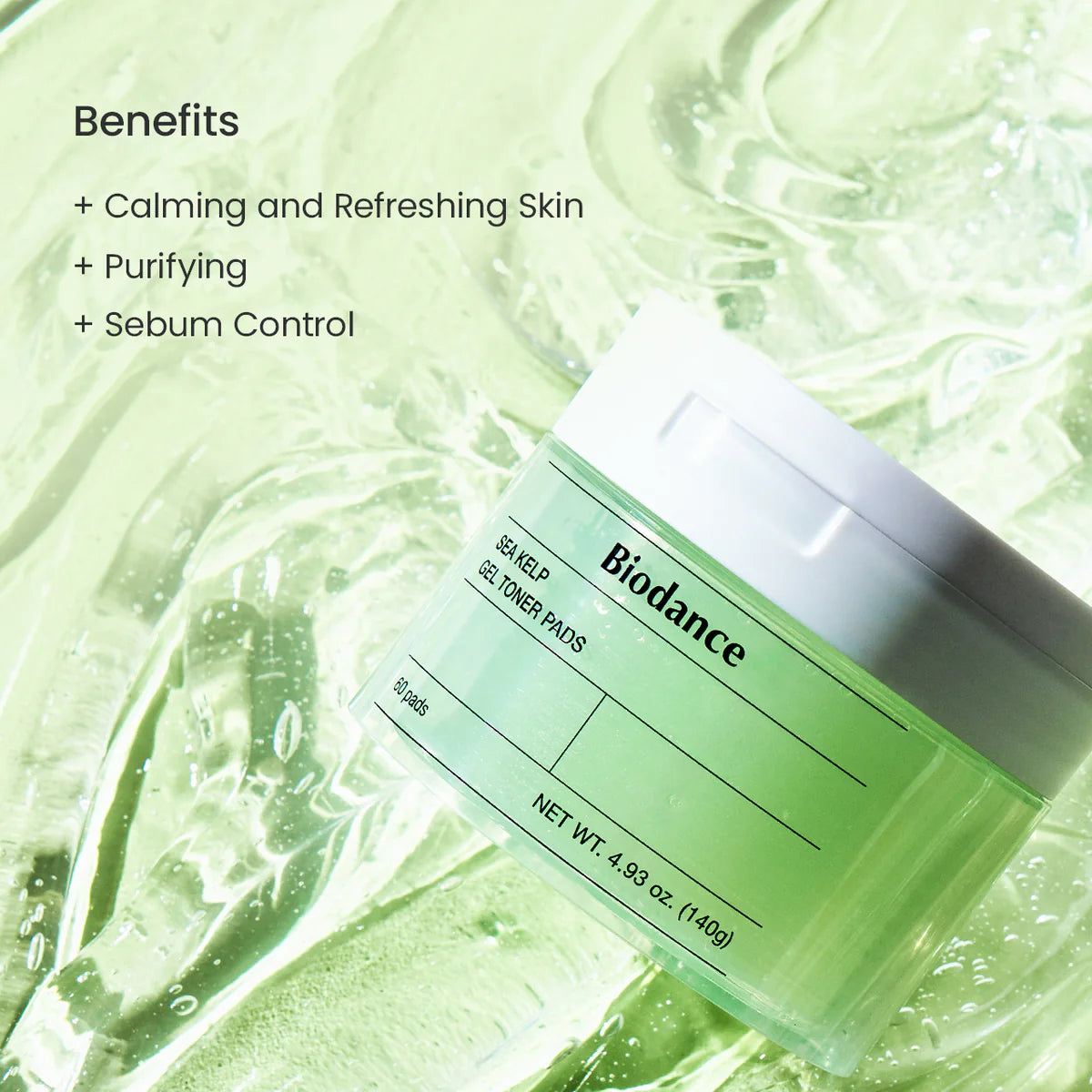 BIODANCE Sea Kelp Gel Toner Pads 60Pads