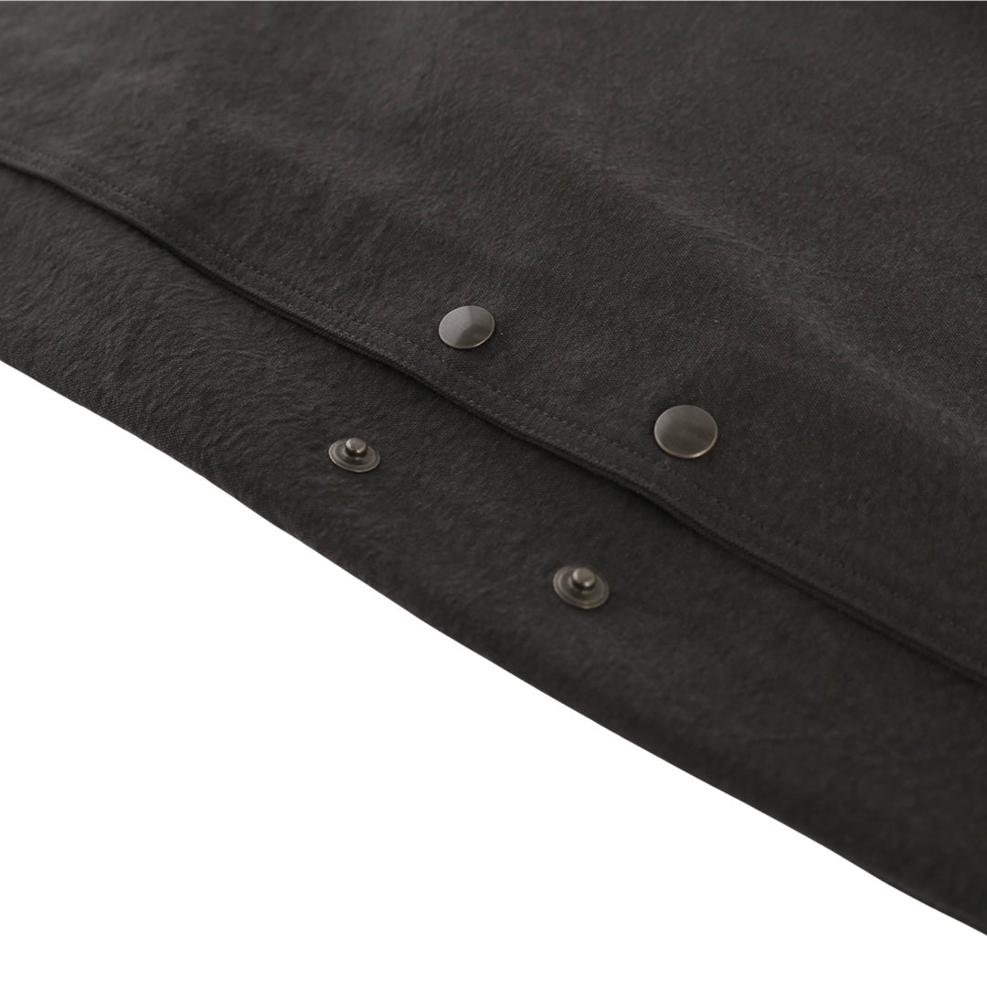 Trans pleats pants_ver balance (dark gray)