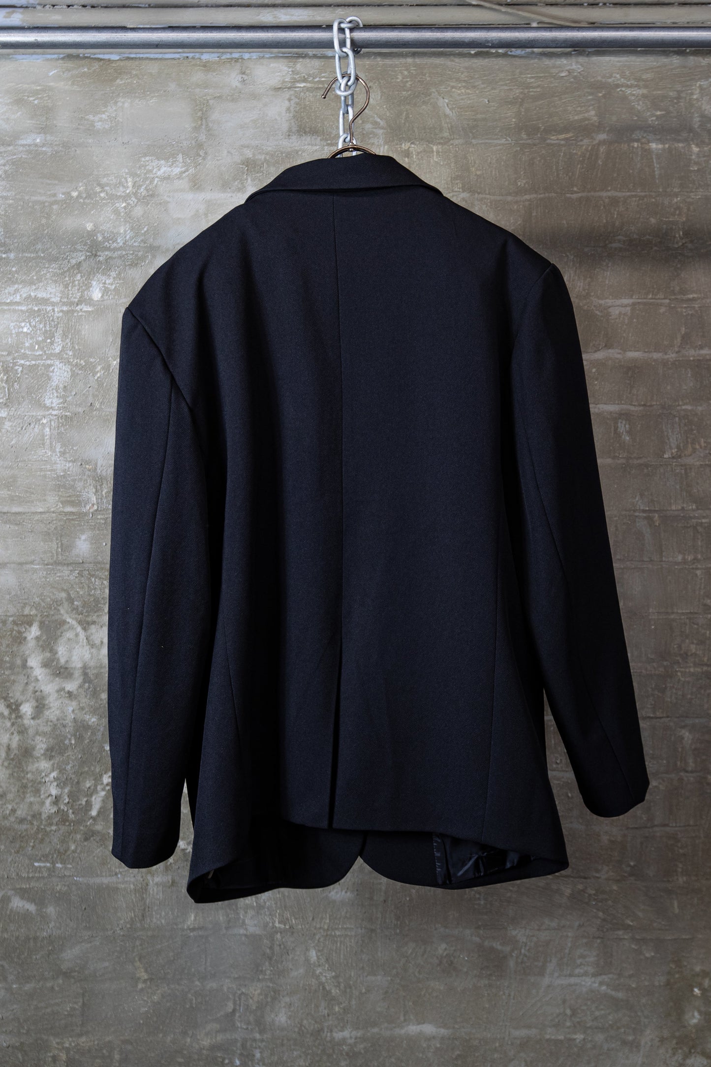 Oversized tailored blazer black