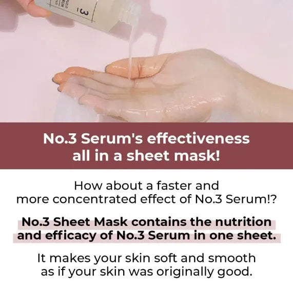 NUMBUZIN No.3 Tingle-Pore Softening Sheet Mask 5ea