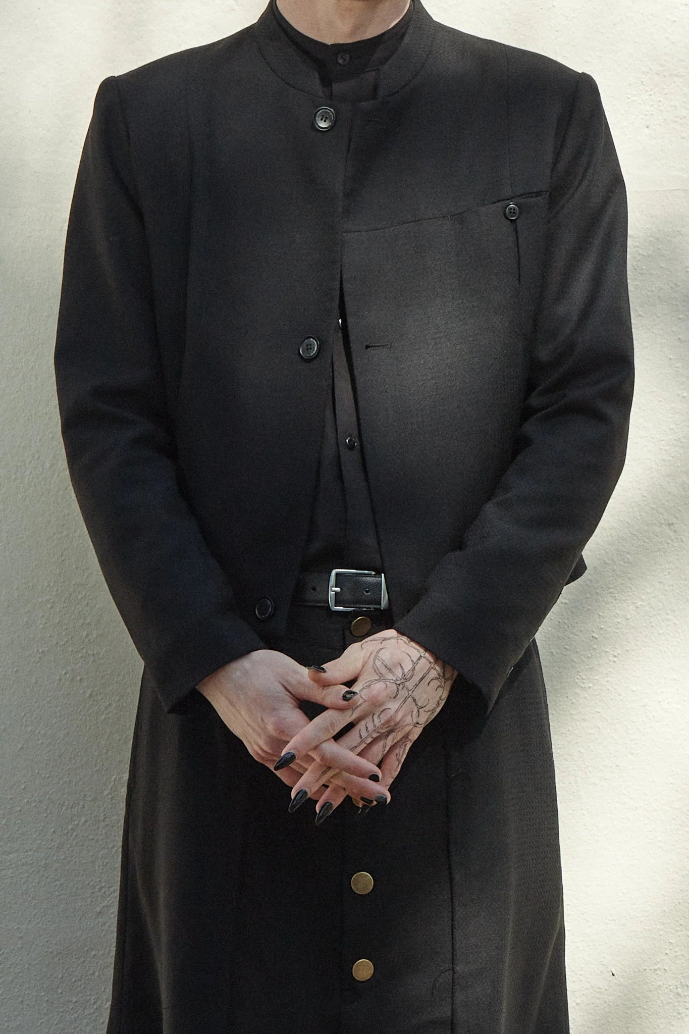 Flat edge tailored jacket