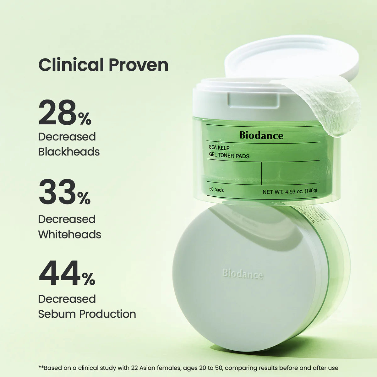 BIODANCE Sea Kelp Gel Toner Pads 60Pads