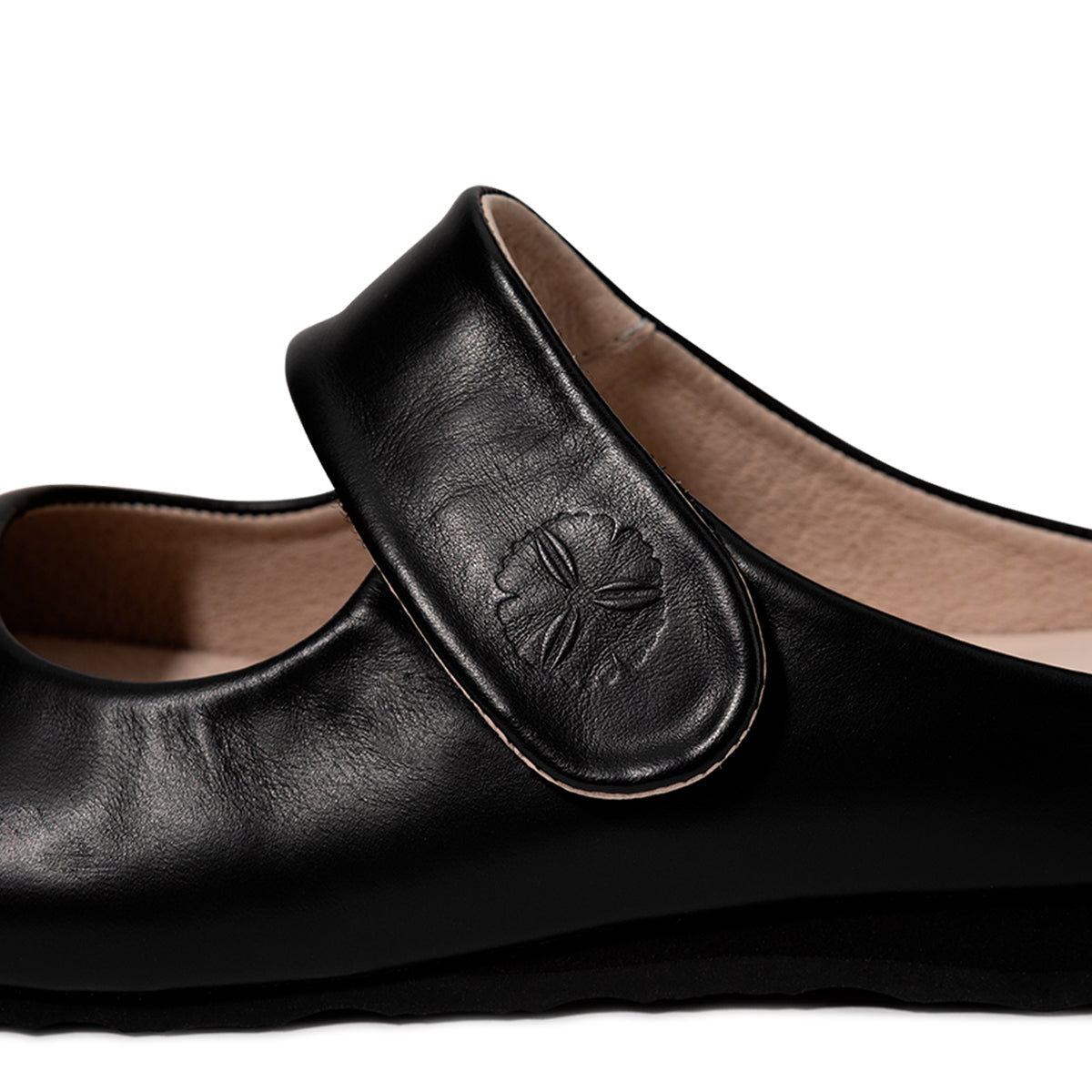 Harui black mary jane tabi flats