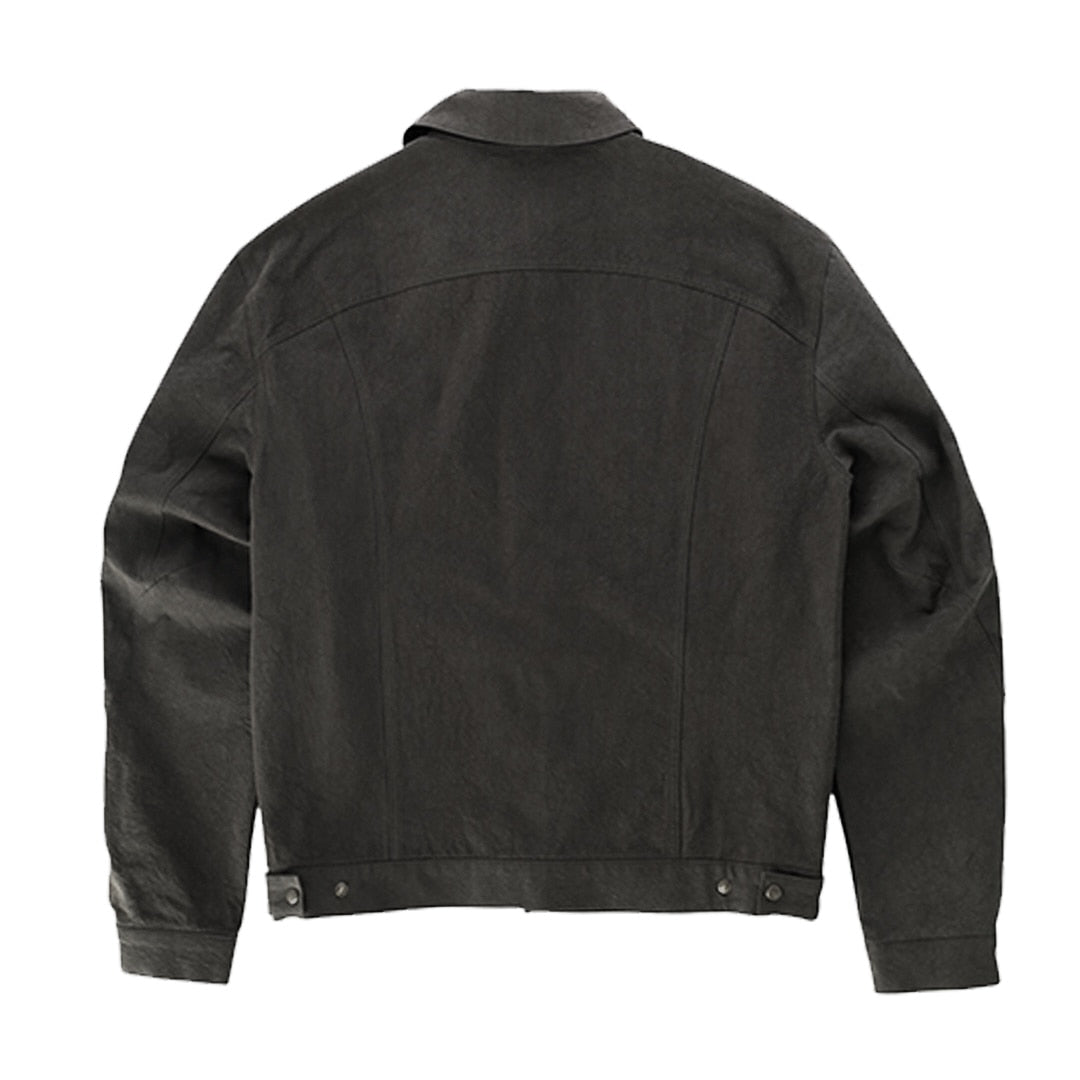 Wind collar jacket_ver balance (dark grey)