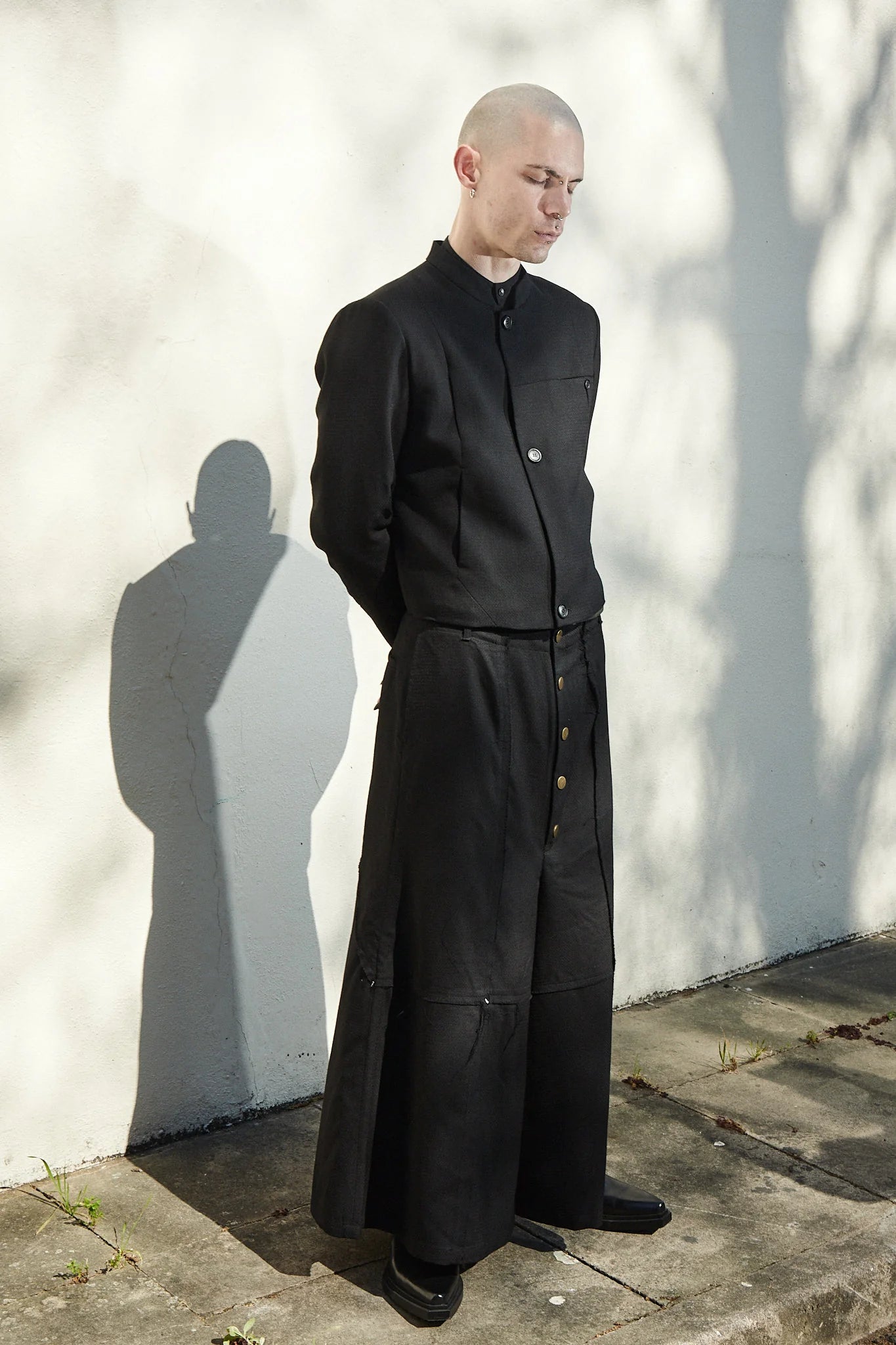 Flat edge tailored jacket