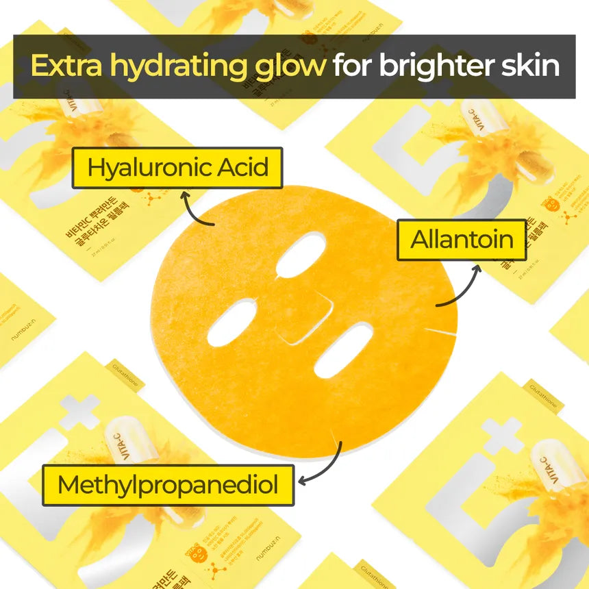 NUMBUZIN No.5+ Glutathione Vitamin Concentrated Mask 5ea