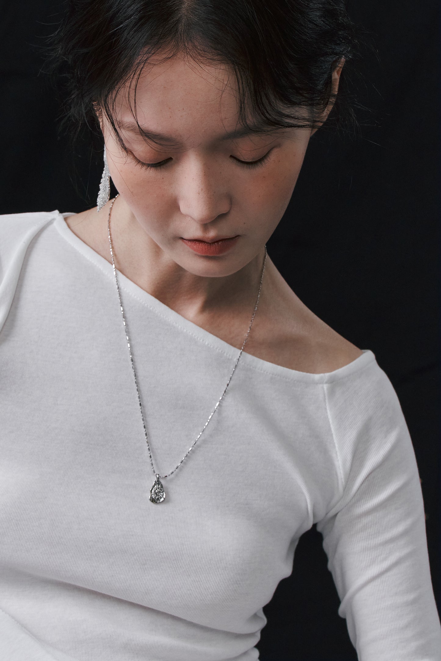 Ammonite mural necklace