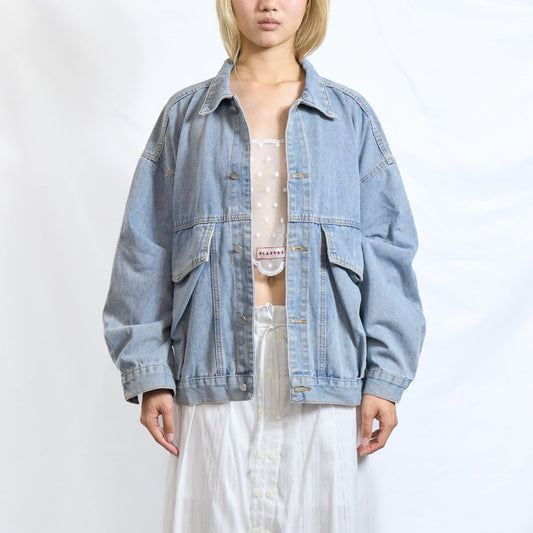Puffed Denim Jacket