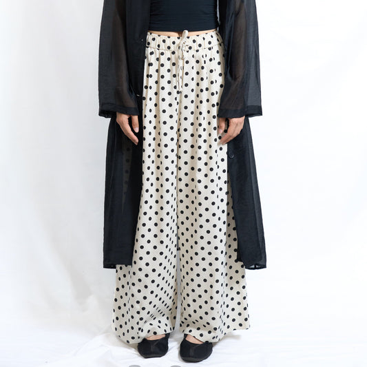 Polka Drawstring Pants