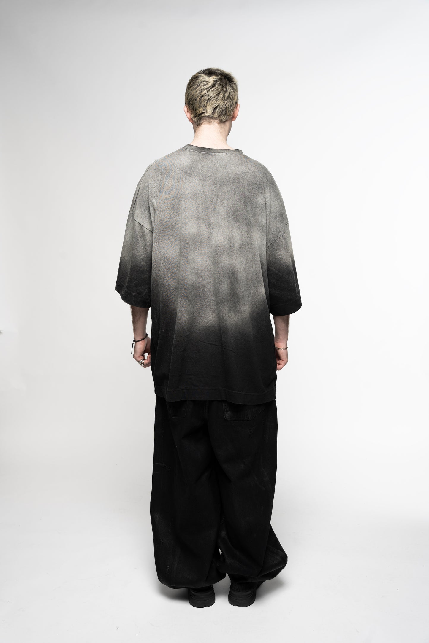 Oversized Gradation Dyed T-Shirt