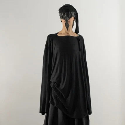 Long sleeves top black