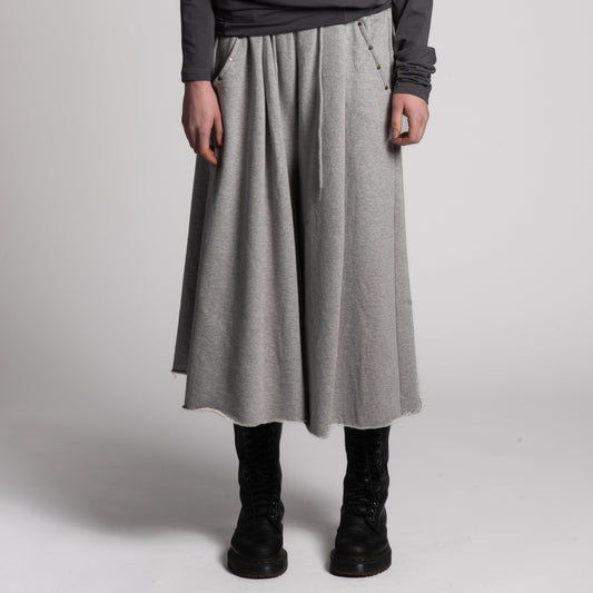 Grey bermuda trousers