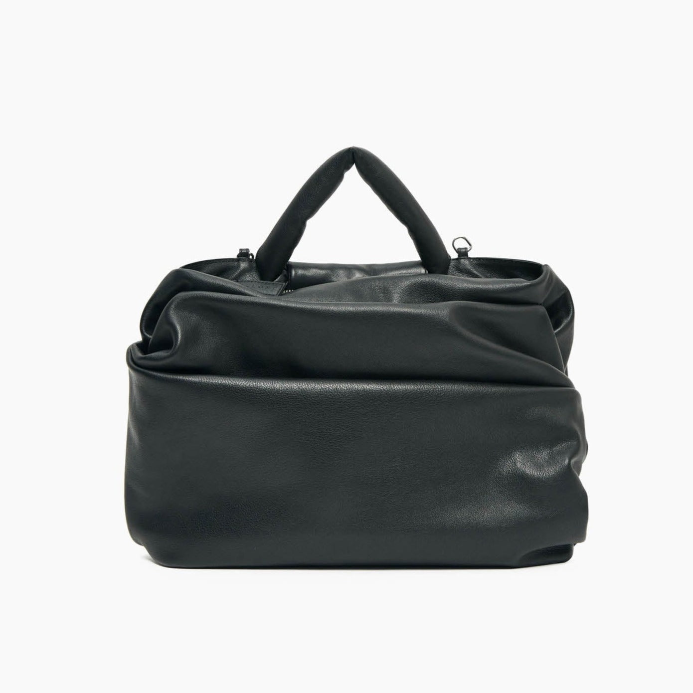 Soft padded leather handbag