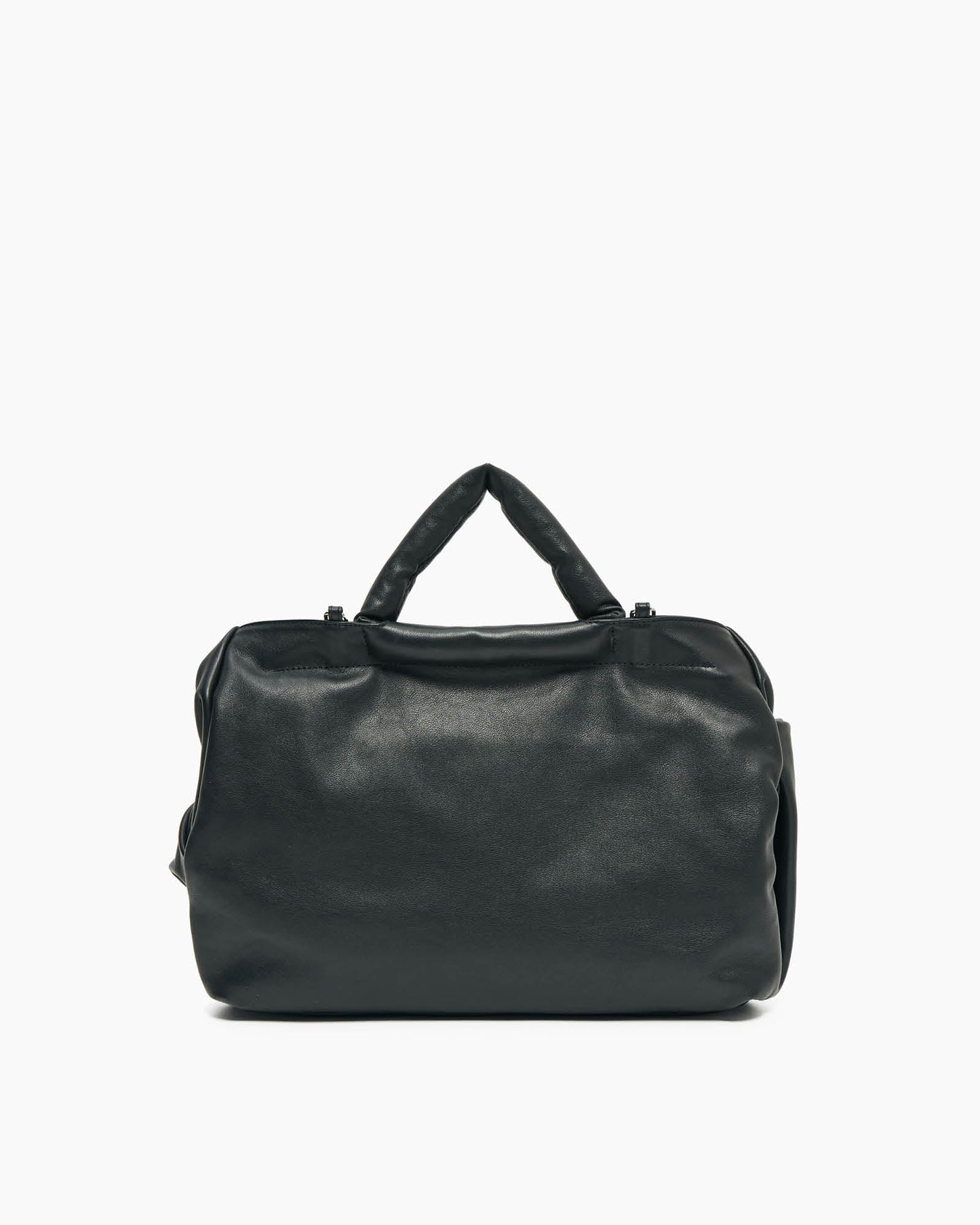 Soft padded leather handbag