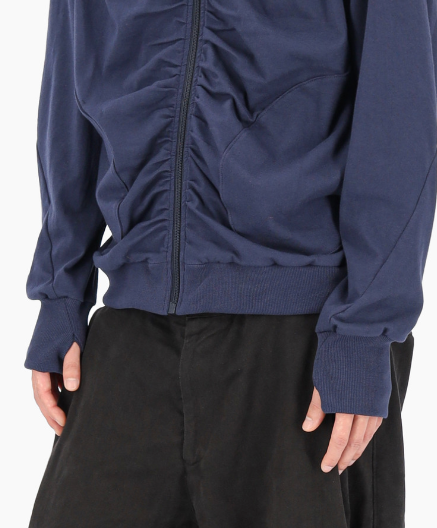 Roots zip-up slate blue
