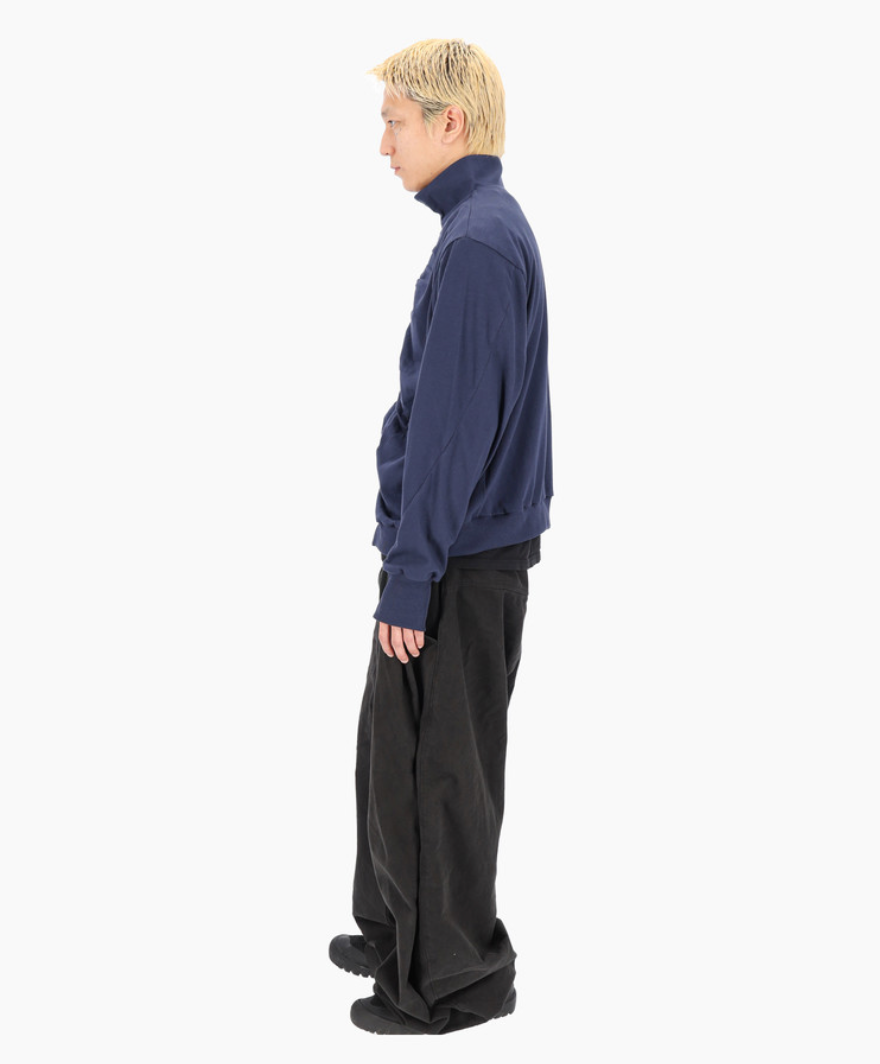 Roots zip-up slate blue