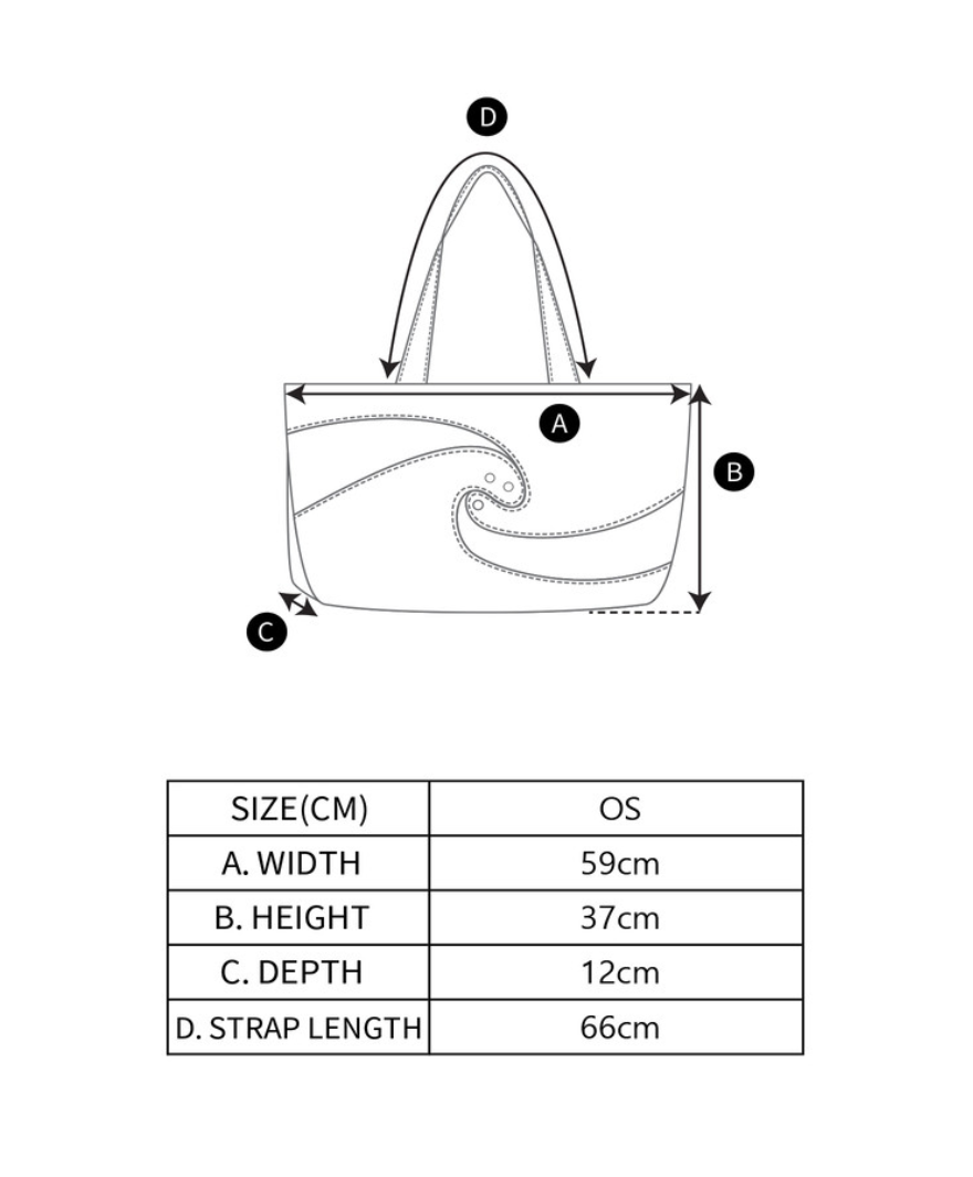 Spiral tote bag sparrow brown