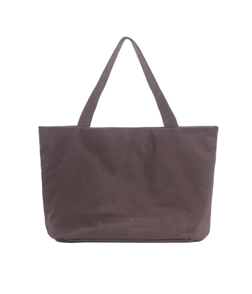 Spiral tote bag sparrow brown